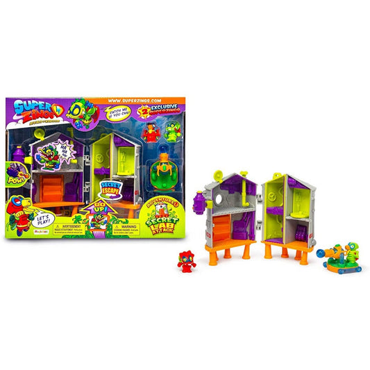 Super Zings Secret Lab Attack Adventure Playset - Maqio