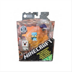 Minecraft Steve, Ghast & Endermite Mini Action Figures - Maqio