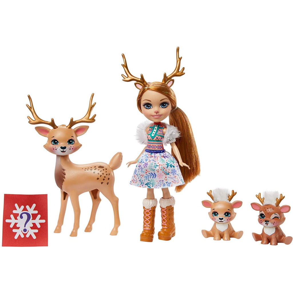 Enchantimals Rainey Reindeer Doll & Family - Maqio