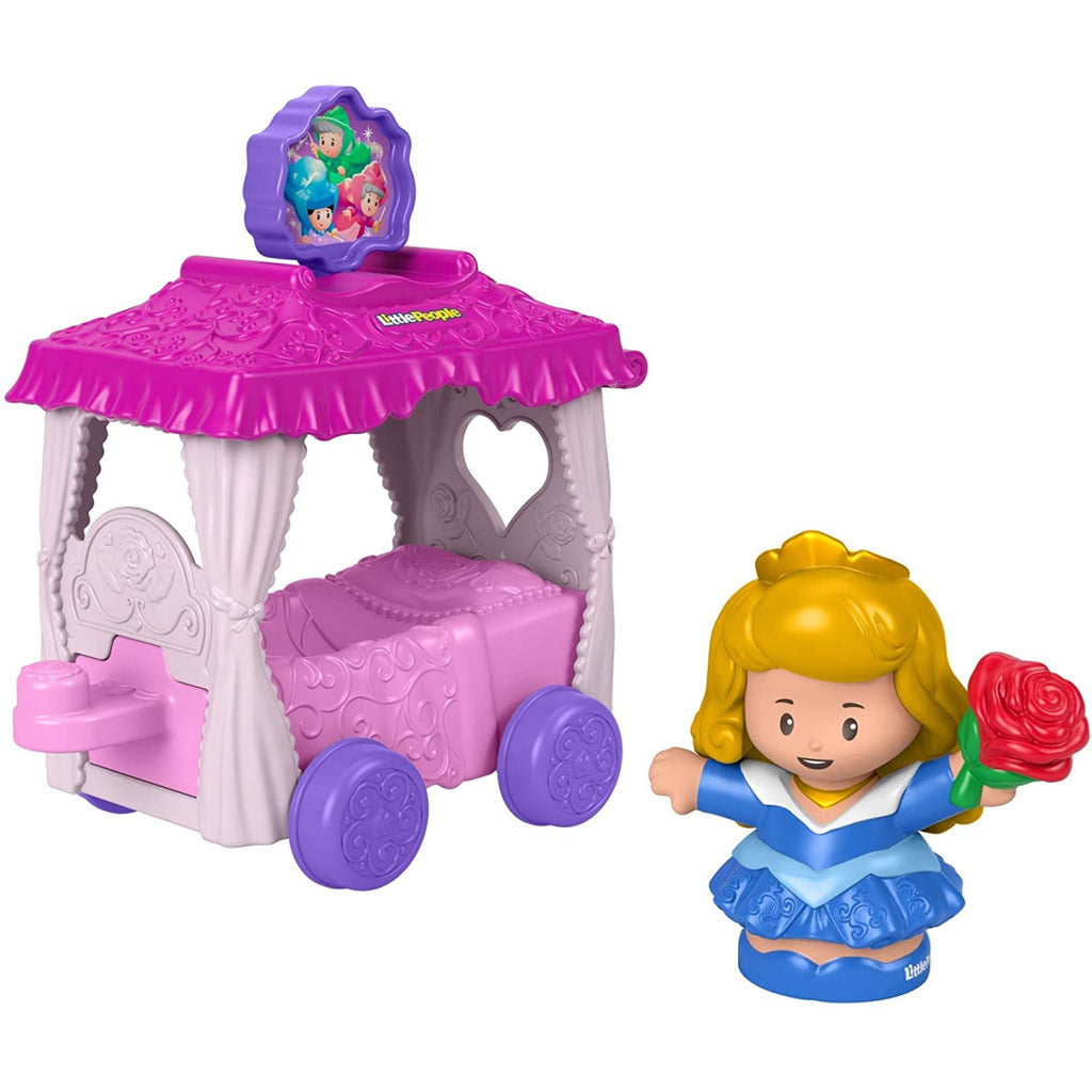 Fisher-Price Little People Disney Aurora Figure and Push Toy - Maqio