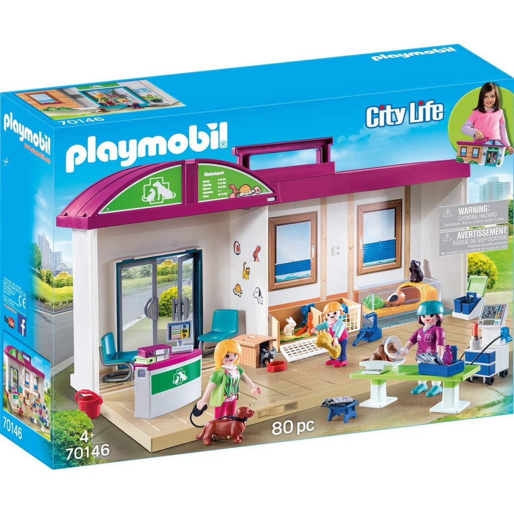 Playmobil City Life Take Along Vet Clinic - Maqio