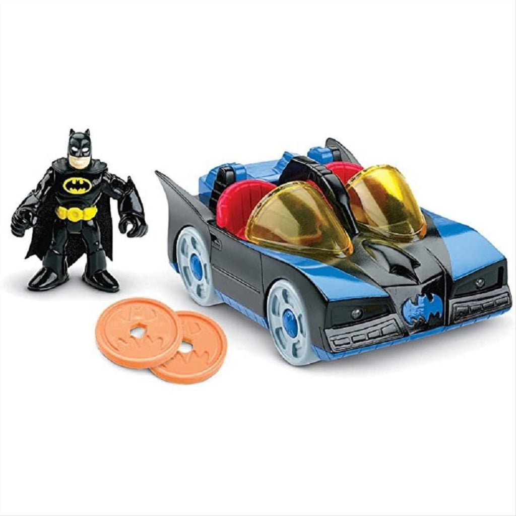 Imaginext Batmobile & Cycle with Batman & Robin Figures - Maqio