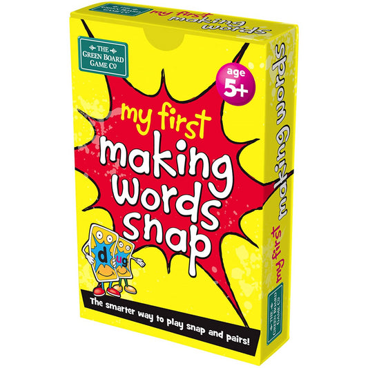 Green Board Education 2 Classic Games Snap & Pairs - My First Making Words - Maqio