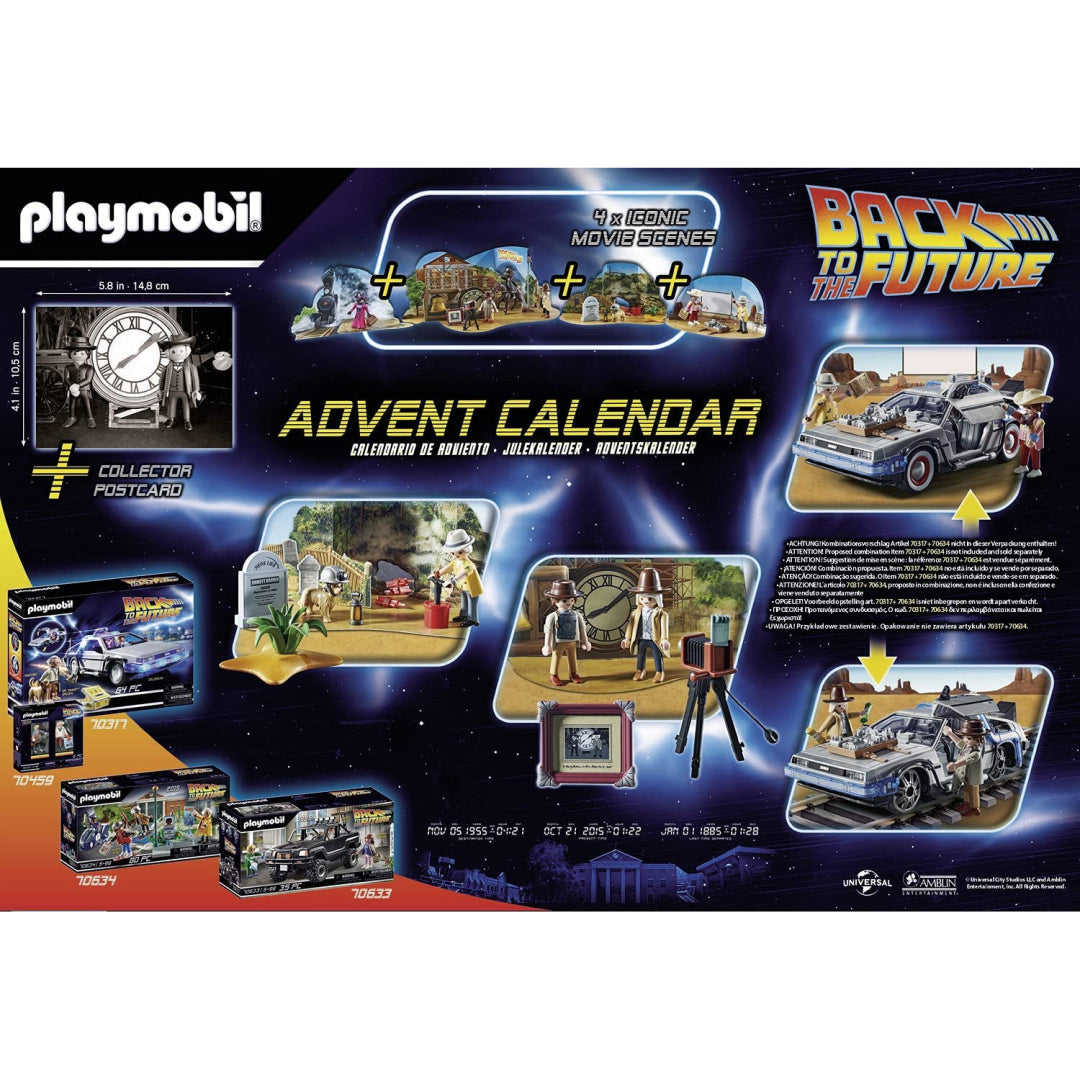 Playmobil Back to the Future Part 3 Christmas Advent Calendar - Maqio