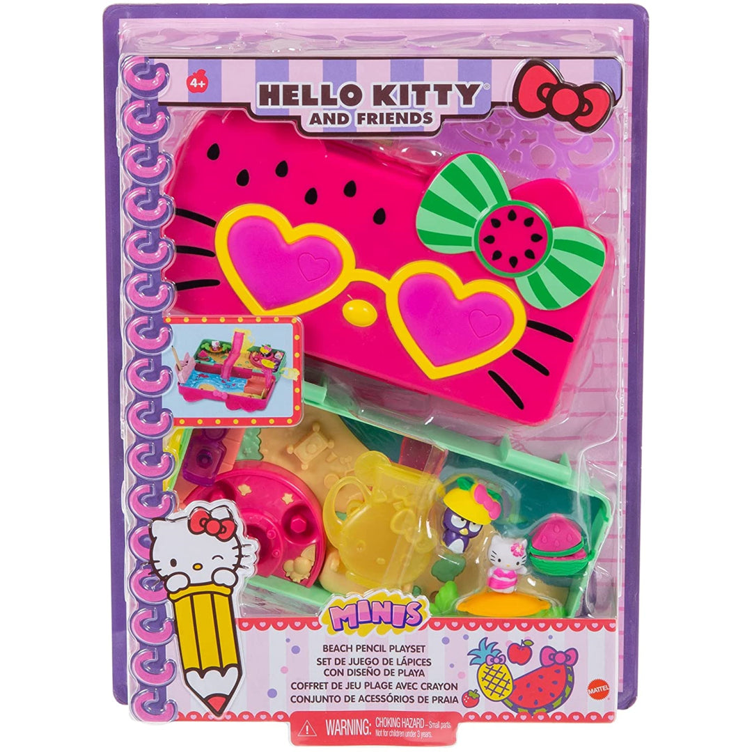 Hello Kitty Sanrio & Friends Beach Pencil Playset - Maqio