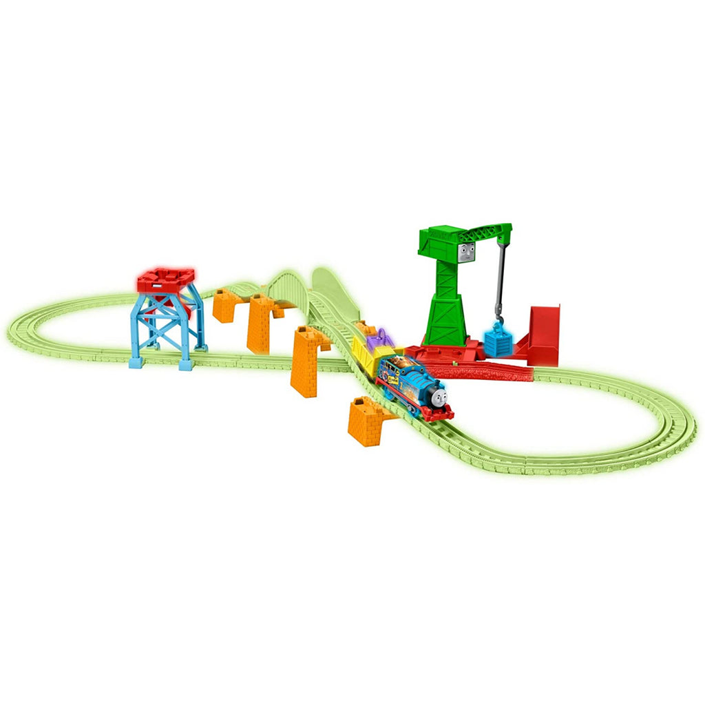 Thomas & Friends Trackmaster Hyper Glow Night Delivery Playset - Maqio