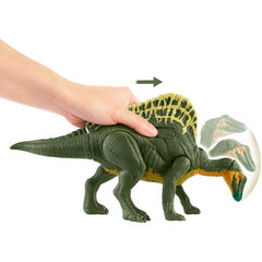 Jurassic World Roar Attack Dinosaur Figure with Movable Joints & Sounds - Ouranosaurus - Maqio