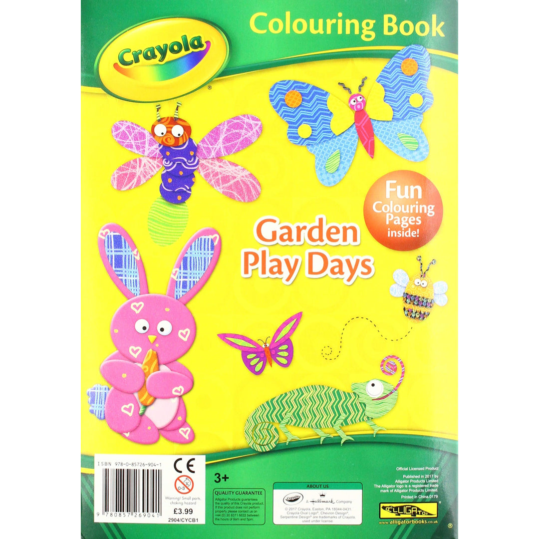 Crayola 48 page Colouring Book - Butterfly Front - Maqio