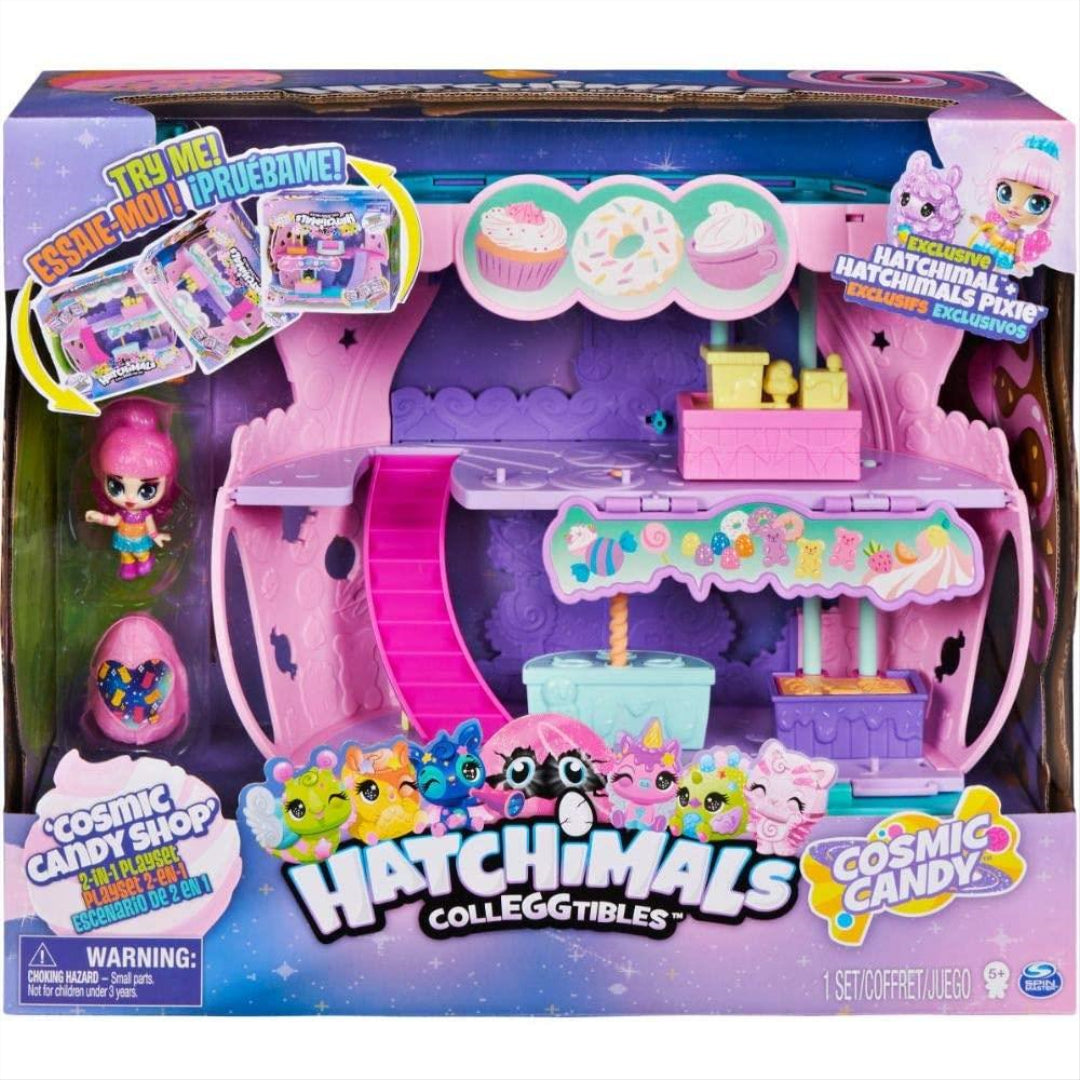 Hatchimals CollEGGtibles Cosmic Candy Shop 2-in-1 Playset 6056543 - Maqio