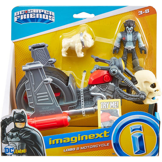 Imaginext DC Super Friends Vehicles - Lobo & Motorcycle - Maqio