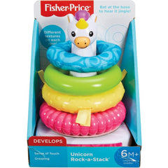 Fisher-Price Unicorn Rock a Stack Pyramid Baby Toy