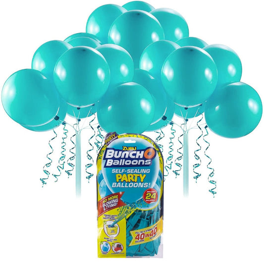 Zuru Bunch O Balloons Pack of 24 Party Balloons - Turquoise - Maqio