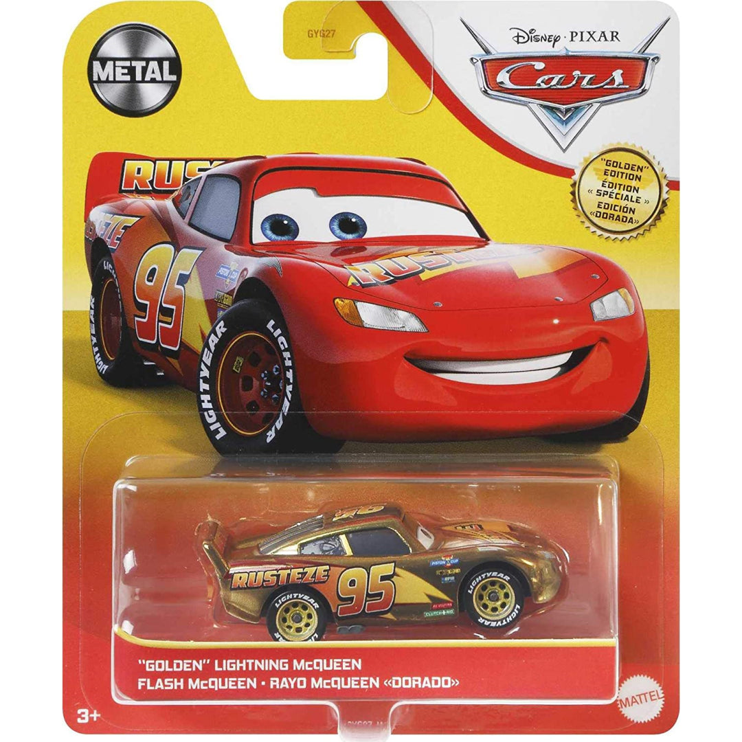 Disney Cars Golden Lightening McQueen Character - Maqio