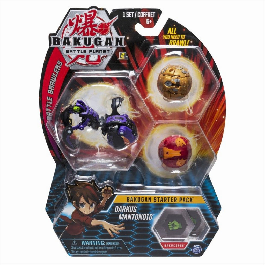 Bakugan Darkus Mantonoid Starter Pack - Maqio