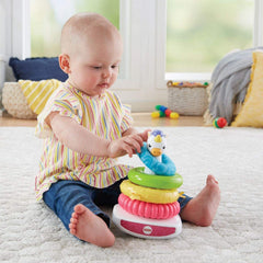Fisher-Price Unicorn Rock a Stack Pyramid Baby Toy