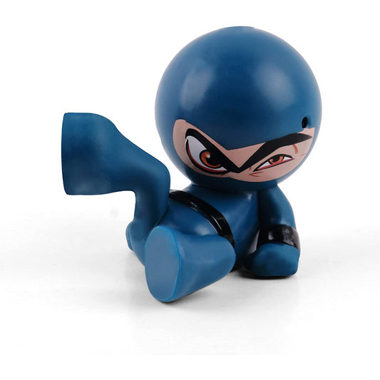 Fart Ninjas YU Gassy Blue Black 9cm Action Figure - Maqio