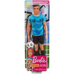 Barbie Ken Footballer Doll in Career-Themed Outfit FXP02 - Maqio