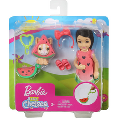 Barbie Club Chelsea Doll and Playset Watermelon Dress & Dog GHV71 - Maqio