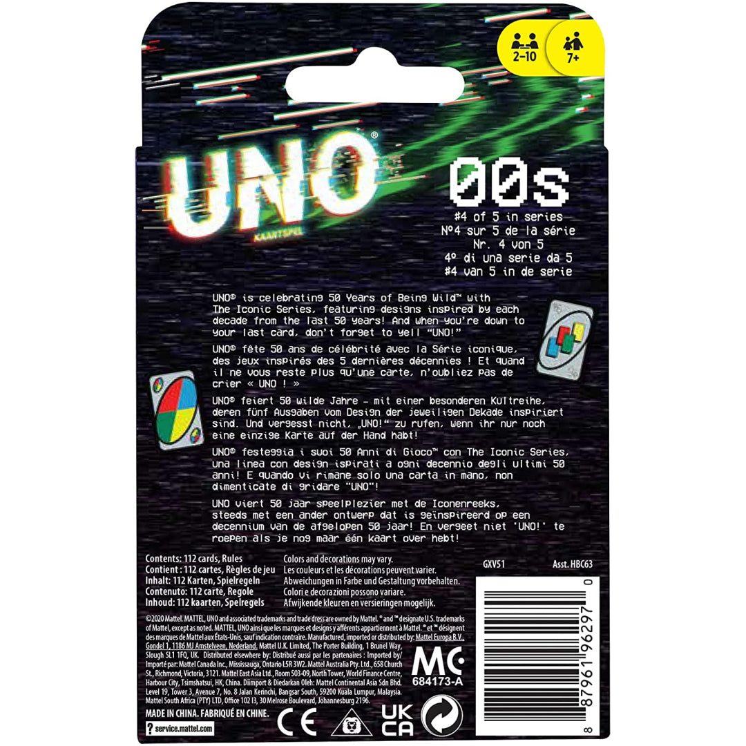 UNO Iconic 2000's Series Play Cards - Maqio