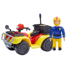 Character Gaming Fireman Sam Mercury Quad Bike with Sam Figure - Maqio