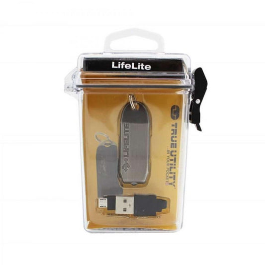 True Utility LifeLite - 30 Lumen Rechargeable Keyring Flashlight