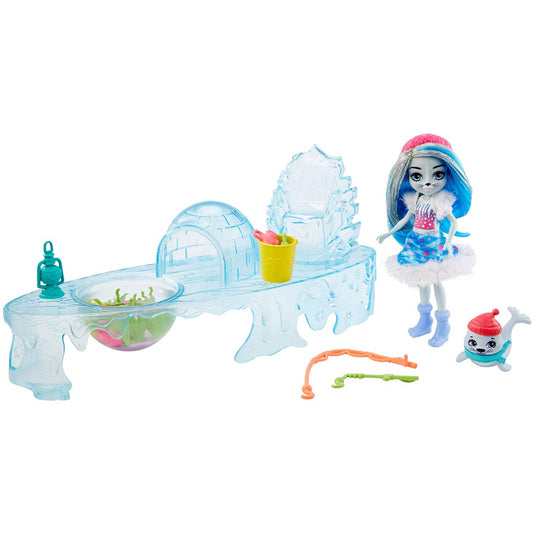 Enchantimals Fishing Friends With Sashay Seal Blubber Dolls - Maqio