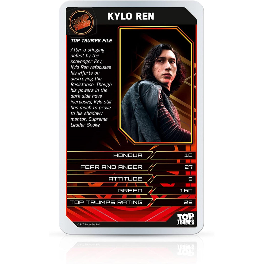 Top Trumps Cards - Star Wars 8 The Last Jedi 002640 - Maqio