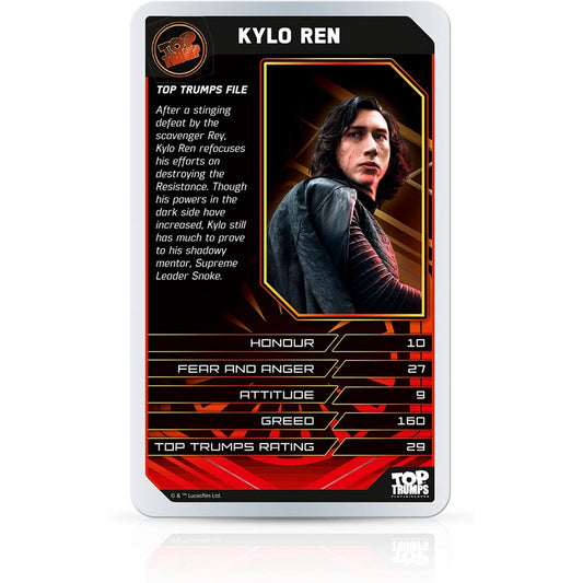 Top Trumps Cards - Star Wars 8 The Last Jedi 002640 - Maqio