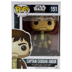 Funko POP Star Wars Rogue One Captain Cassian Andor Bobble Toy 151