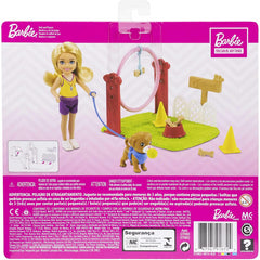 Barbie Chelsea Dog Trainer Playset & Doll - Maqio