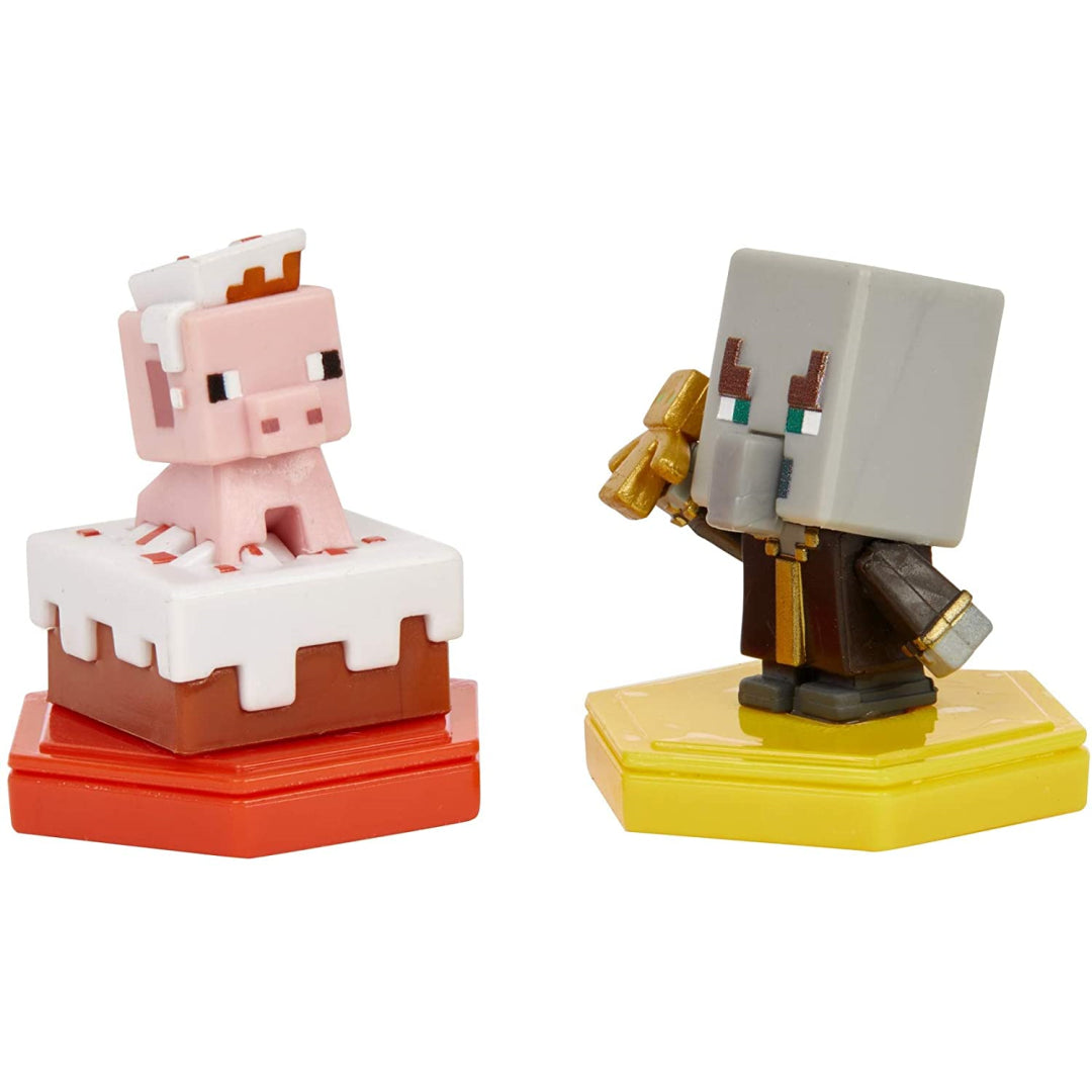 Minecraft Earth Pigging Out Pig & Undying Evoker 2 Pack (GKT41) - Maqio