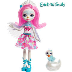 Enchantimals Saffi Swan Doll and Poise Figure - Maqio