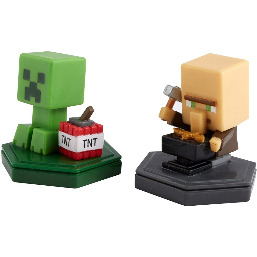 Minecraft Earth GMD15 Repairing Villager & Mining Creeper 2 Pack (GKT41) - Maqio