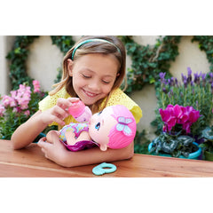 My Garden Baby Feed and Change Baby Butterfly Doll with Light Pink Hair - Maqio