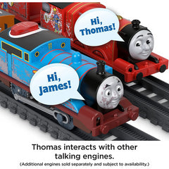 Thomas & Friends Fisher-Price Talking Thomas Motorized Toy Train with Phrases Sounds - Maqio