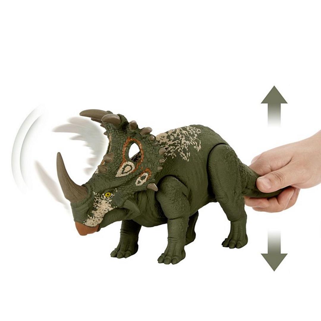 Jurassic World Sound Strike Dinosaur Figure - Sinoceratops - Maqio