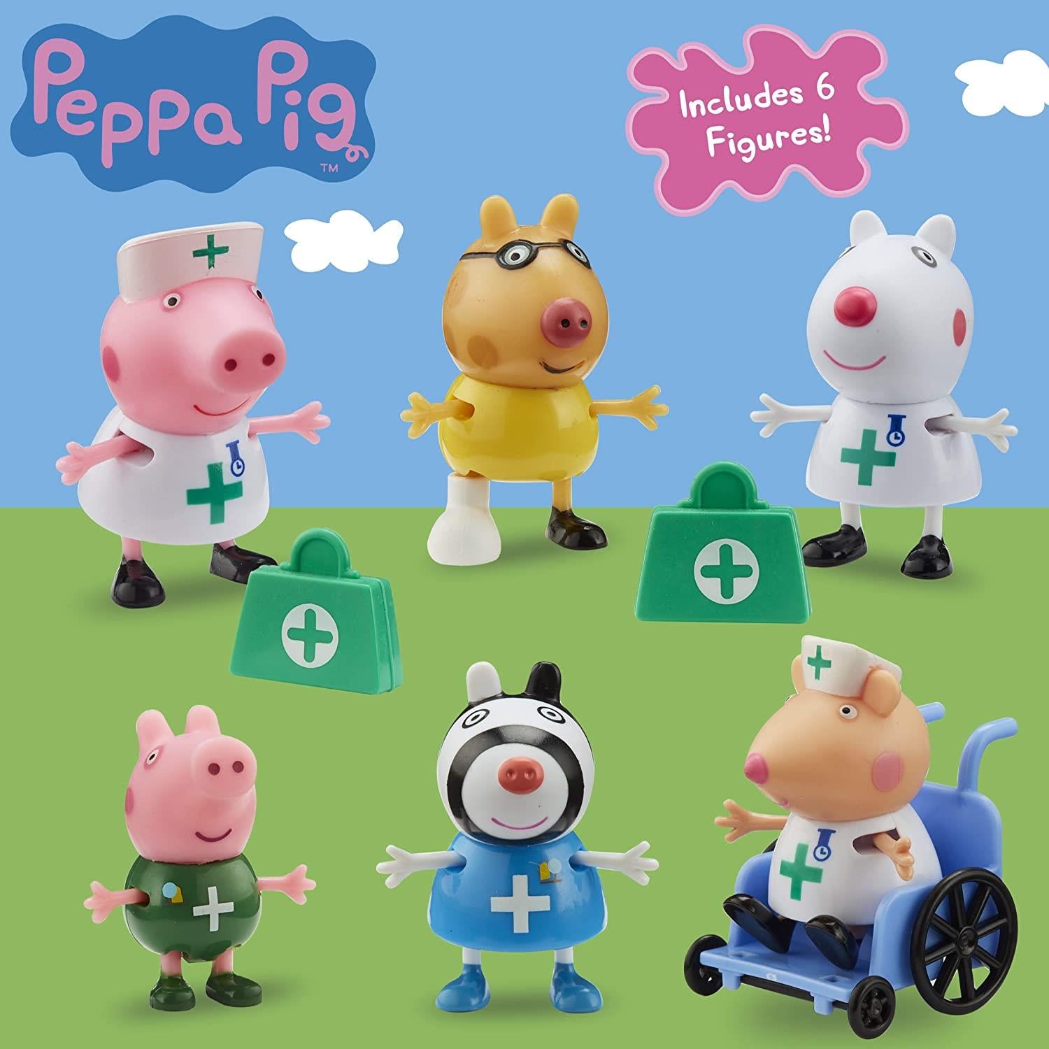 Peppa Pig Doctors and Nurses Figure Pack - Maqio