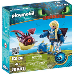 Playmobil 70041 Dream Works Dragons Astrid with Hobgobbler - Maqio