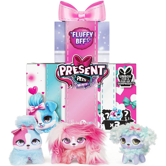 Present Pets Minis Fluffy BFFs 3 Pack