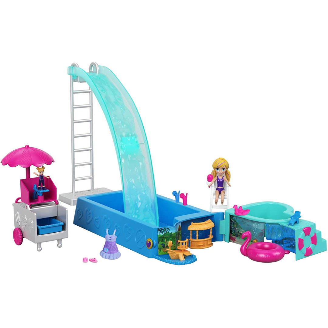 Polly Pocket Splashtastic Pool Surprise Playset FTP75 - Maqio