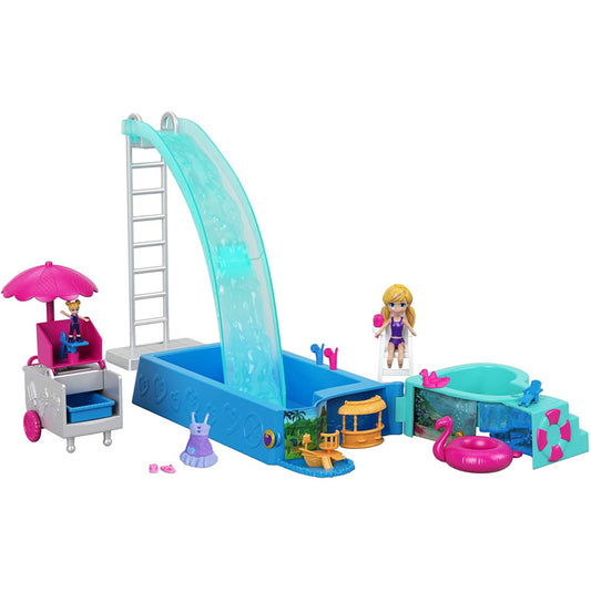 Polly Pocket Splashtastic Pool Surprise Playset FTP75 - Maqio