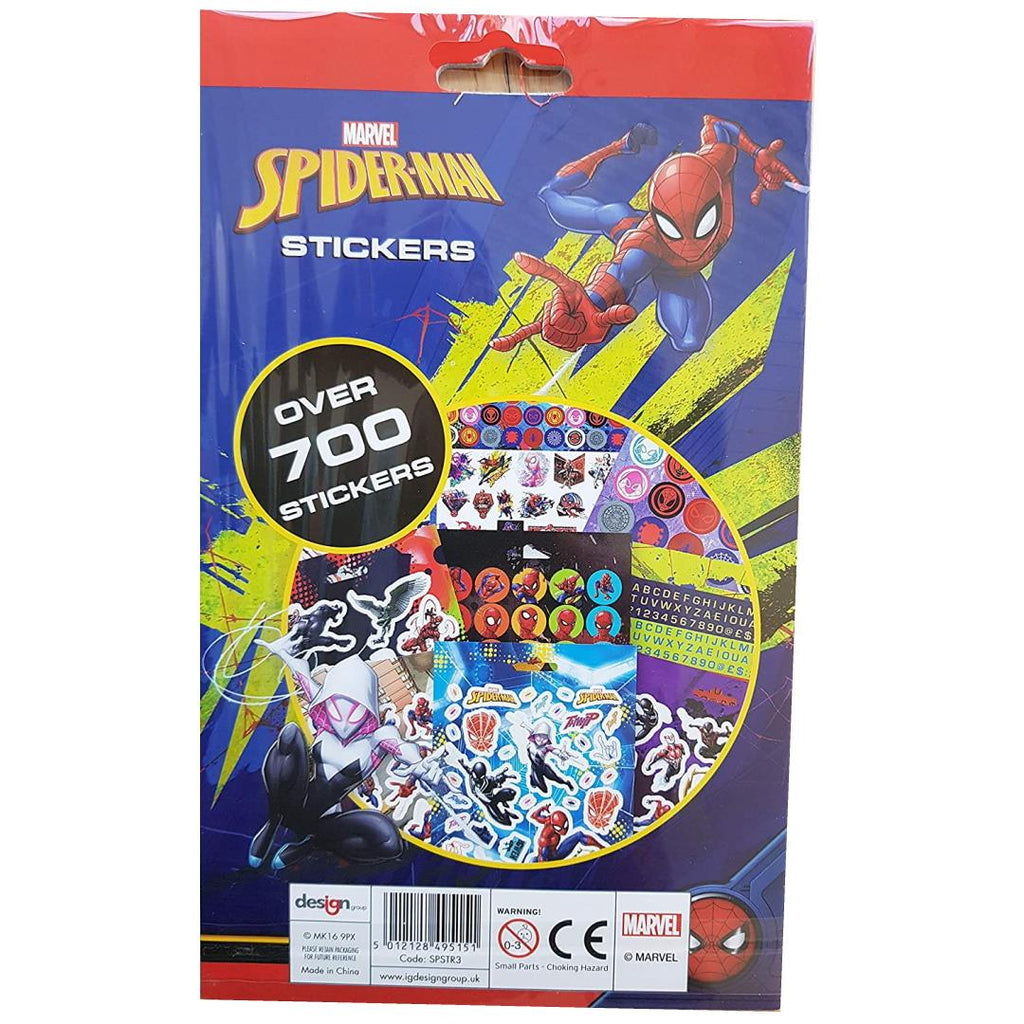 Spiderman 700 Stickers - Maqio