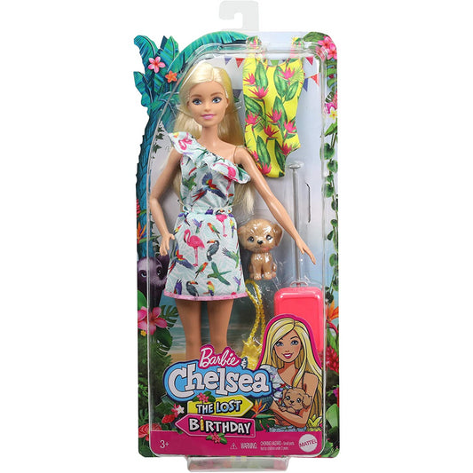 Barbie Chelsea The Lost Birthday with Parrots and Flamingos Dress - Maqio
