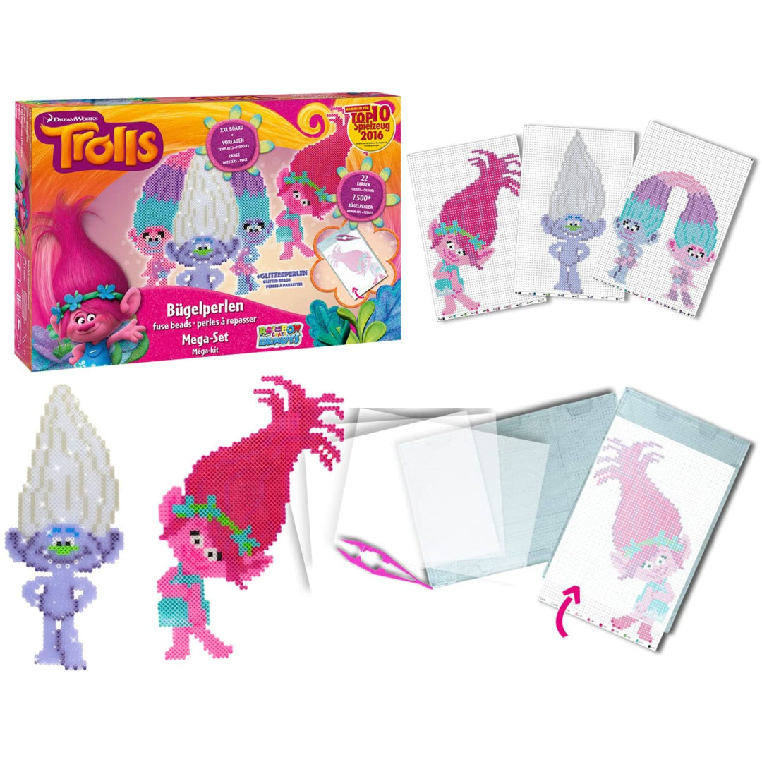 Craze Magic Sand Trolls Fuse Beads Mega Kit Playset - Maqio