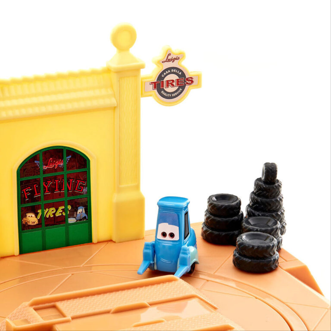 Disney Pixar Cars Luigis Tire Shop Story Play Set - Maqio