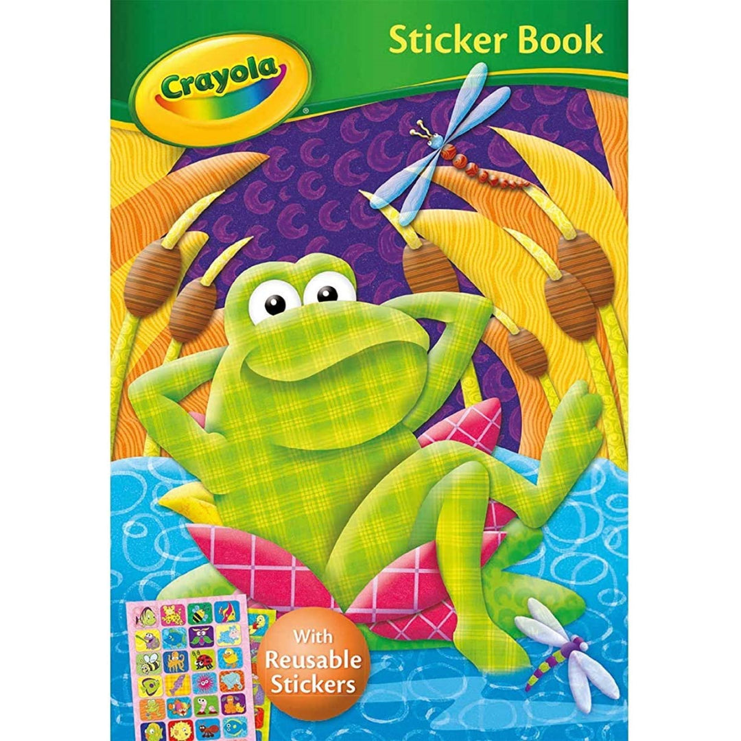 Crayola Sticker Book with Frog Front - Maqio