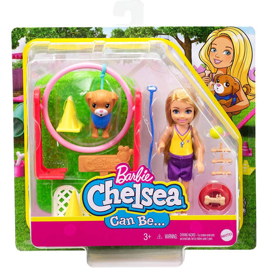 Barbie Chelsea Dog Trainer Playset & Doll - Maqio