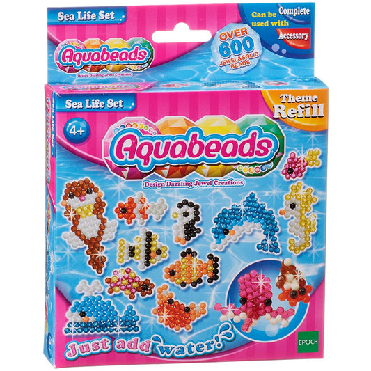 Aquabeads Beginners Carry Case - Fun and Creative Arts & Crafts Bead Kit  for Kids Ages 4 and Up - Includes Over 900 Beads