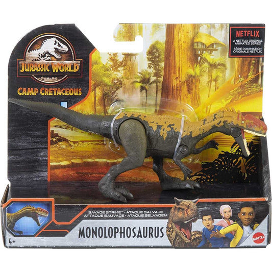 Jurassic World Savage Strike Feature Camp Cretaceous Action Figure - Monolophosaurus