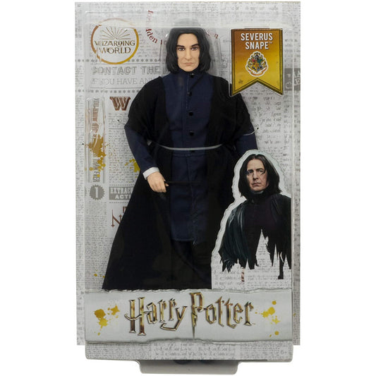 Harry Potter Severus Snape Collectible Doll with Black Robes & Wand